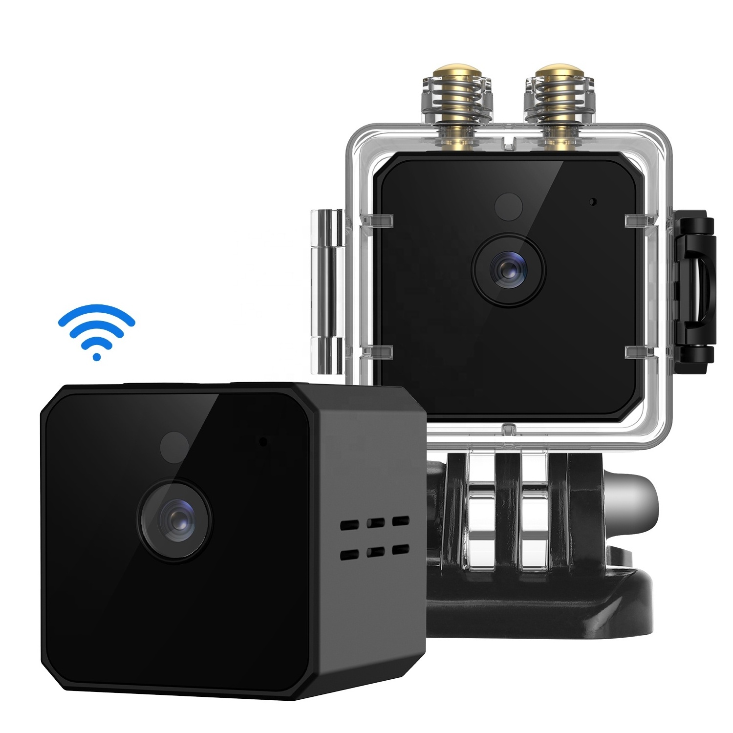 Wholesale Hot Sale 1080P Wifi Wireless Network Camera Night Vision Wide-angle Recorder Small Security Camera Mini Camara