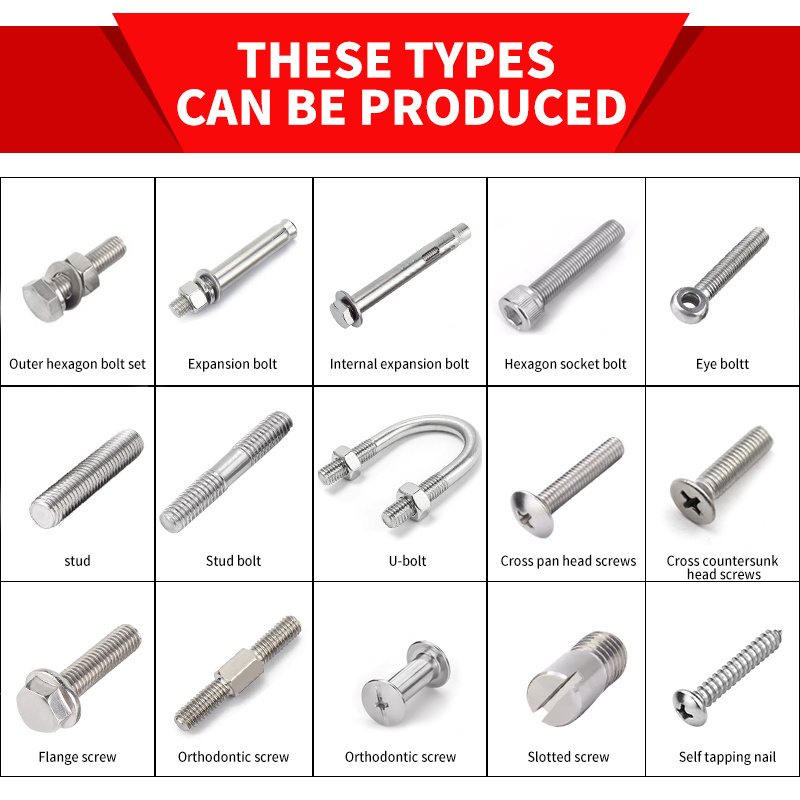 China wholesale stainless steel bolts M6 M17 M18 outer hexagonal head bolts High quality stainless steel outer hexagonal bolt