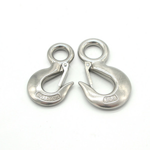 Stainless Steel 304 Heavy Duty rigging hardware Clevis Slip crane Hook Lifting Eye For Sliding Hook