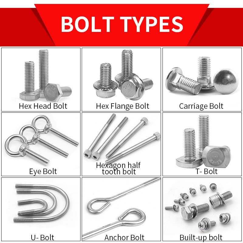 Stainless steel 316 316L 316Ti u bolt square u bolt m16 hydraulic u bolt manufacturing