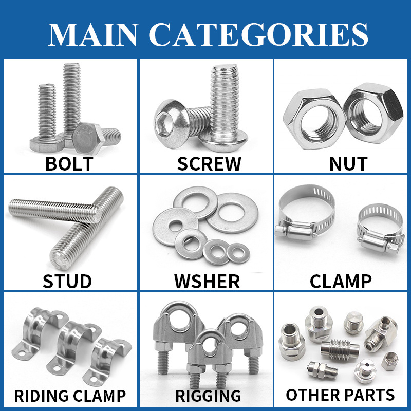 Stainless steel 316 316L 316Ti u bolt square u bolt m16 hydraulic u bolt manufacturing