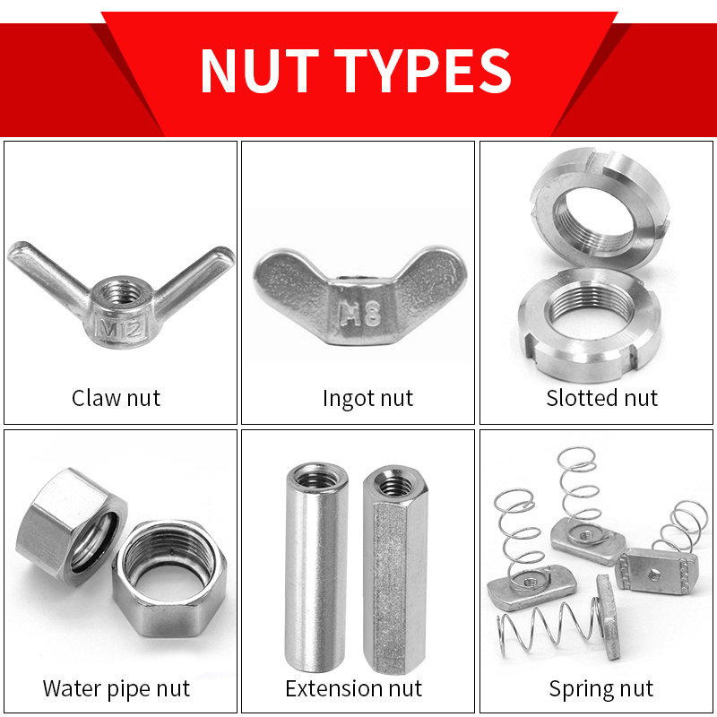 Inconel 600 601 625 718 stainless steel butterfly wing nut wing anchor nut/tie rod nut