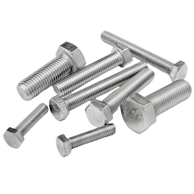 a2 70 stainless steel hex bolt and nut ss304