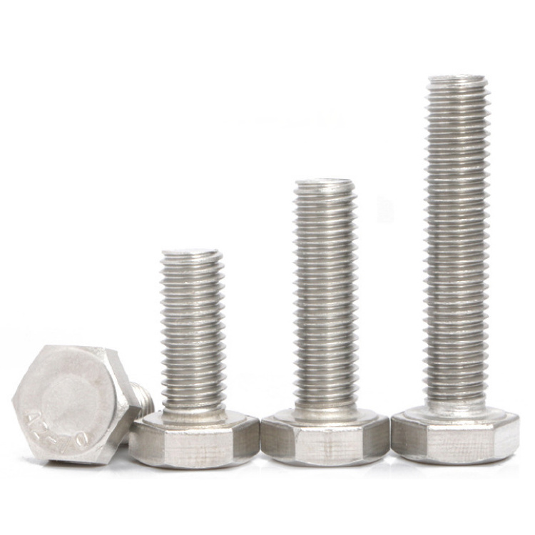 a2 70 stainless steel hex bolt and nut ss304