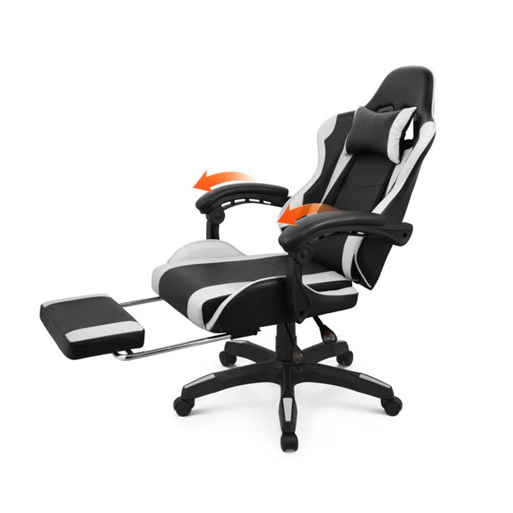 NBHY Hight Quality Gaming Chair Swivel Racing Gamer Computer Chair with Armrest and Footrest