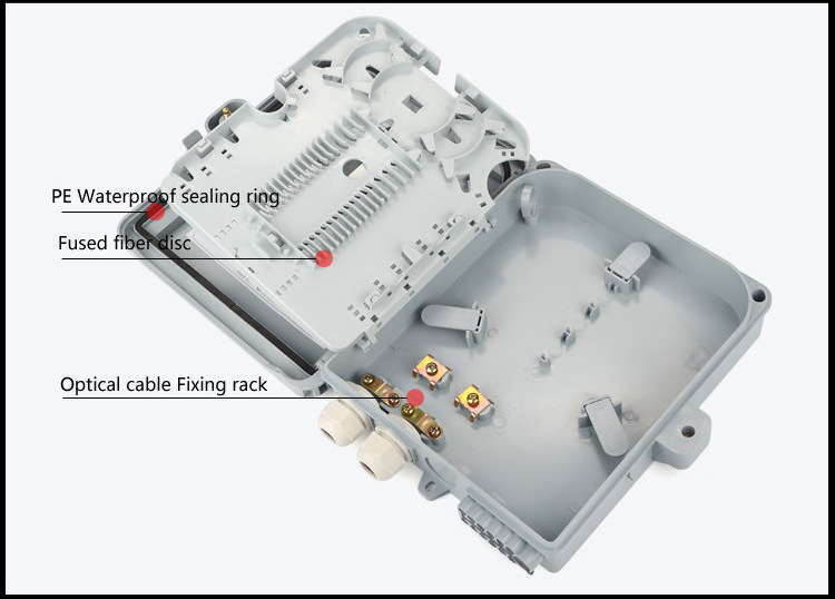 8 12 16 24 32 48 Core Fiber Optic Equipment Splitter Box FTTH Fiber Optic Distribution Box