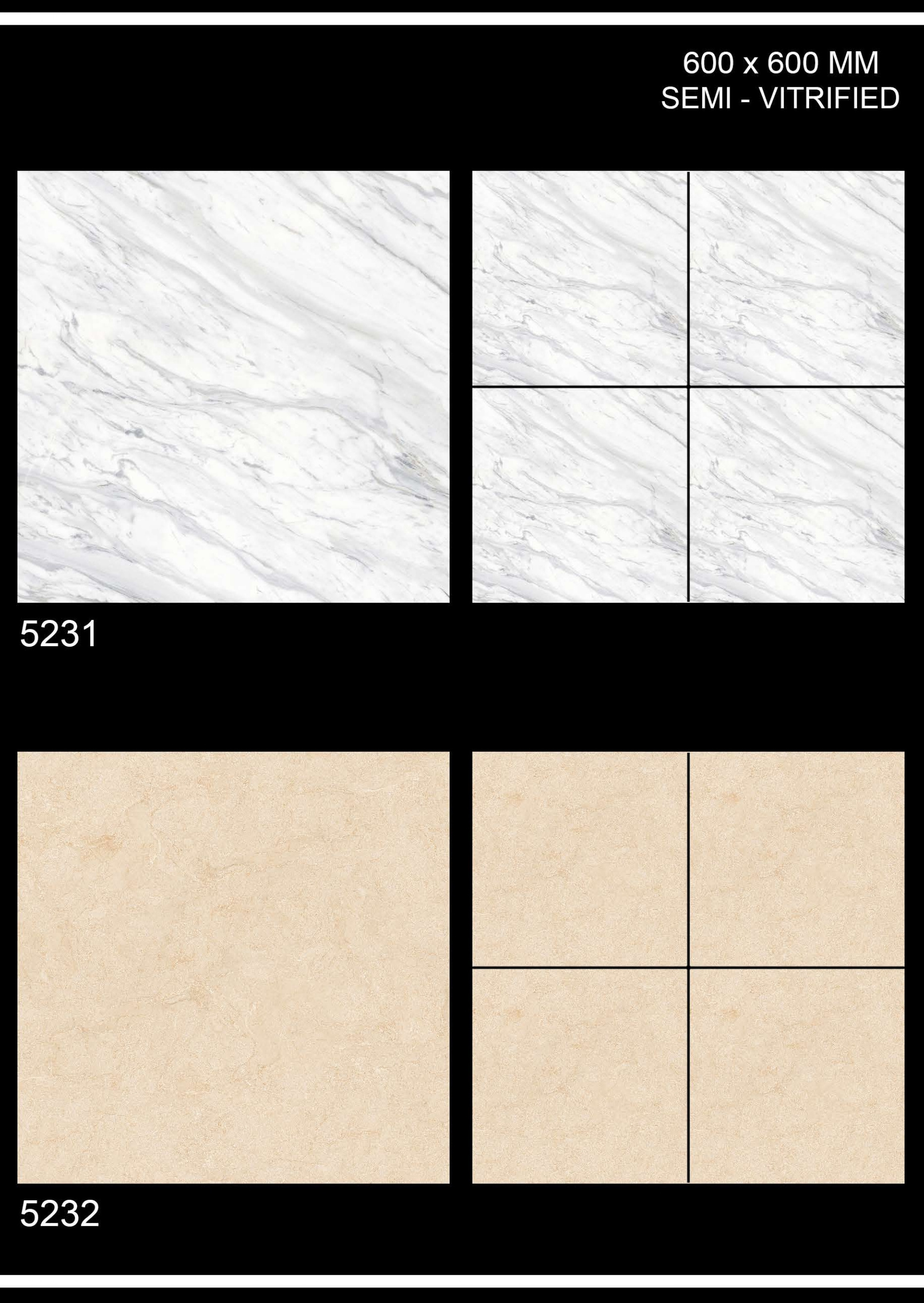 Spanish glazed porcelain floor tile 60x60 price turkey made in India