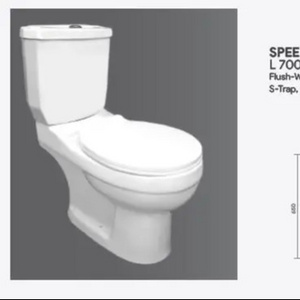 Expertly Made & Dual Flushing System S Trap & P Trap High Durability Aqua EWC Two Piece Water Closet Factory Supply