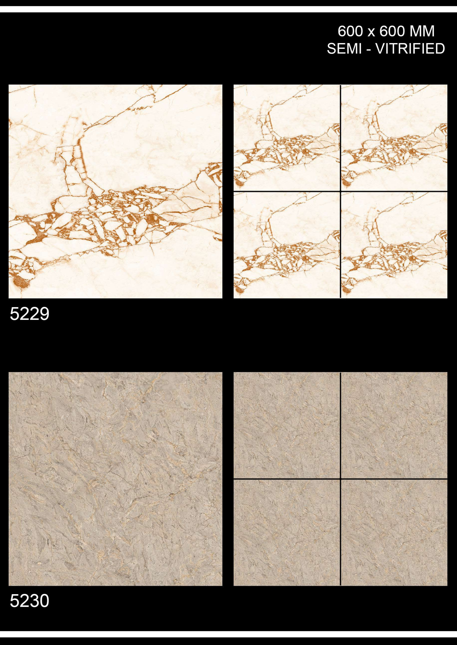 Spanish glazed porcelain floor tile 60x60 price turkey made in India