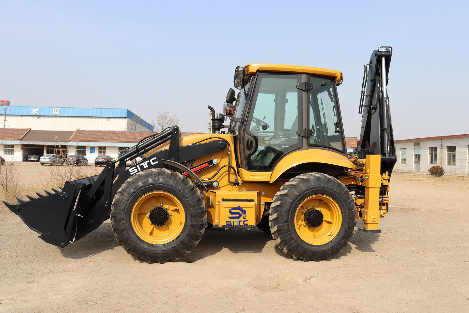 Backhoe Loader China Small Wheel Mini 4x4 Tractor Excavator Digger Backhoe Loader For Sale