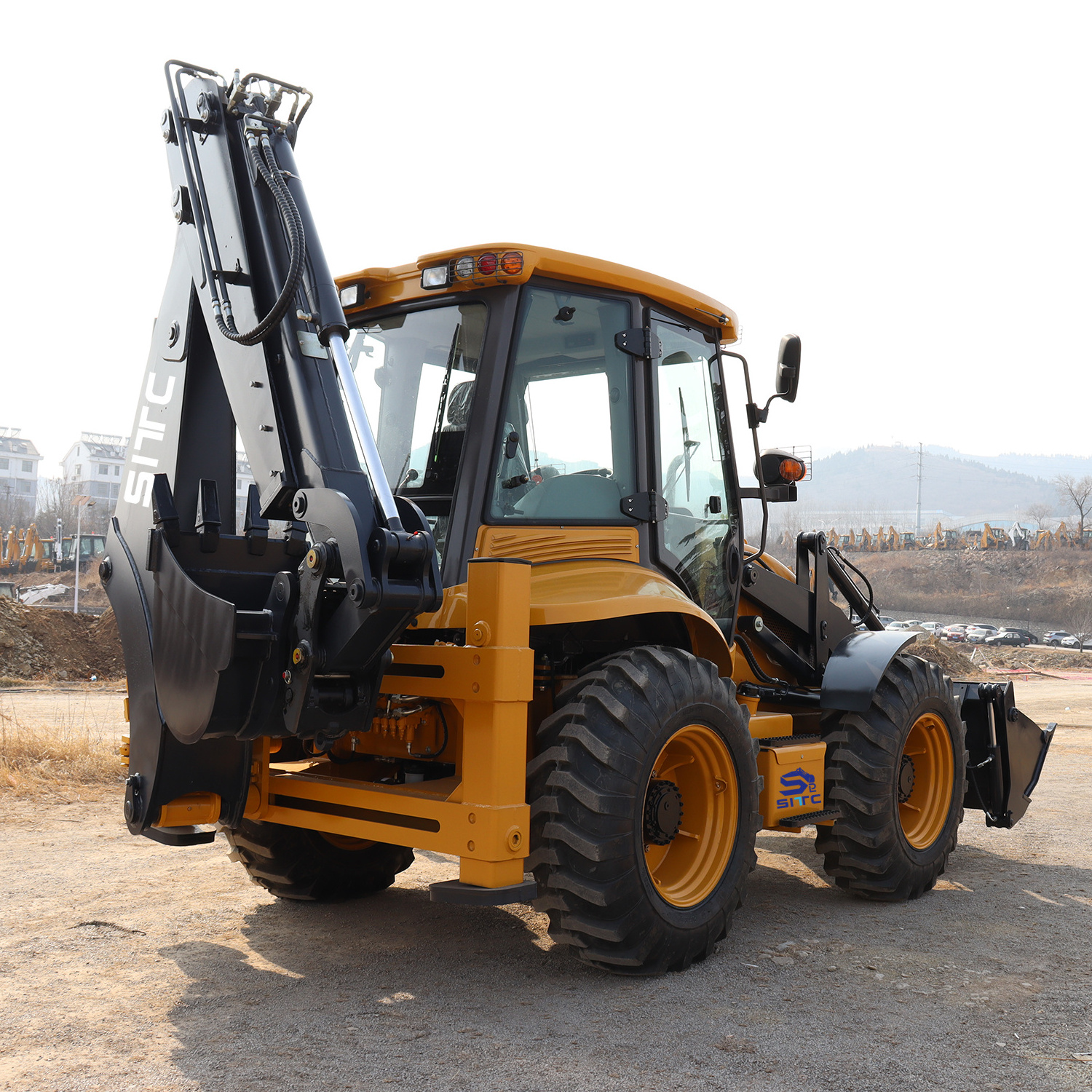 Backhoe excavator loader 4x4 tractor backhoe loader For Sale