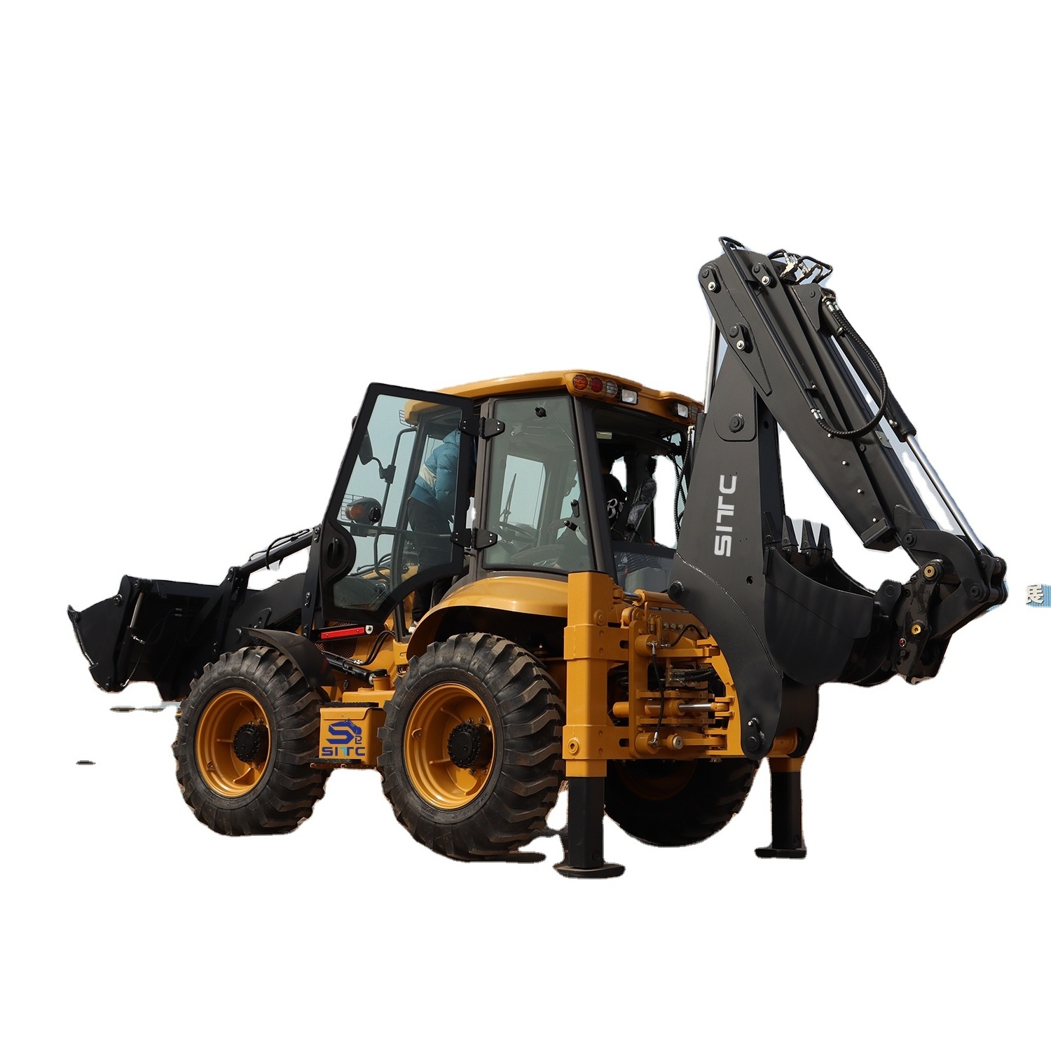 Discount Price  the cheapest mini backhoe wheel excavator loader with price compact mini tractor loader and backhoe for sale