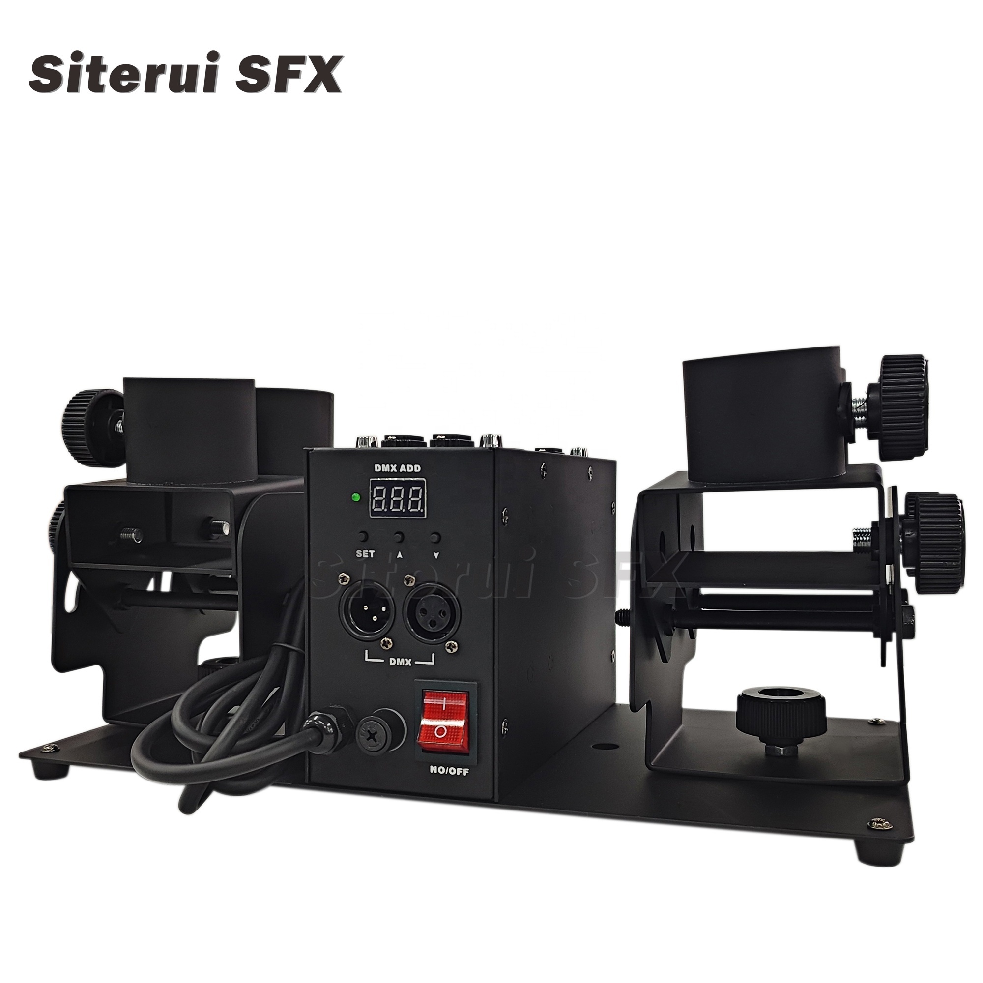 SITERUI SFX 100W Electric Fan Confetti Machine Cannon Launcher Blower 100W Stage Effect Co2 Confetti Machine Blower Cannon For P