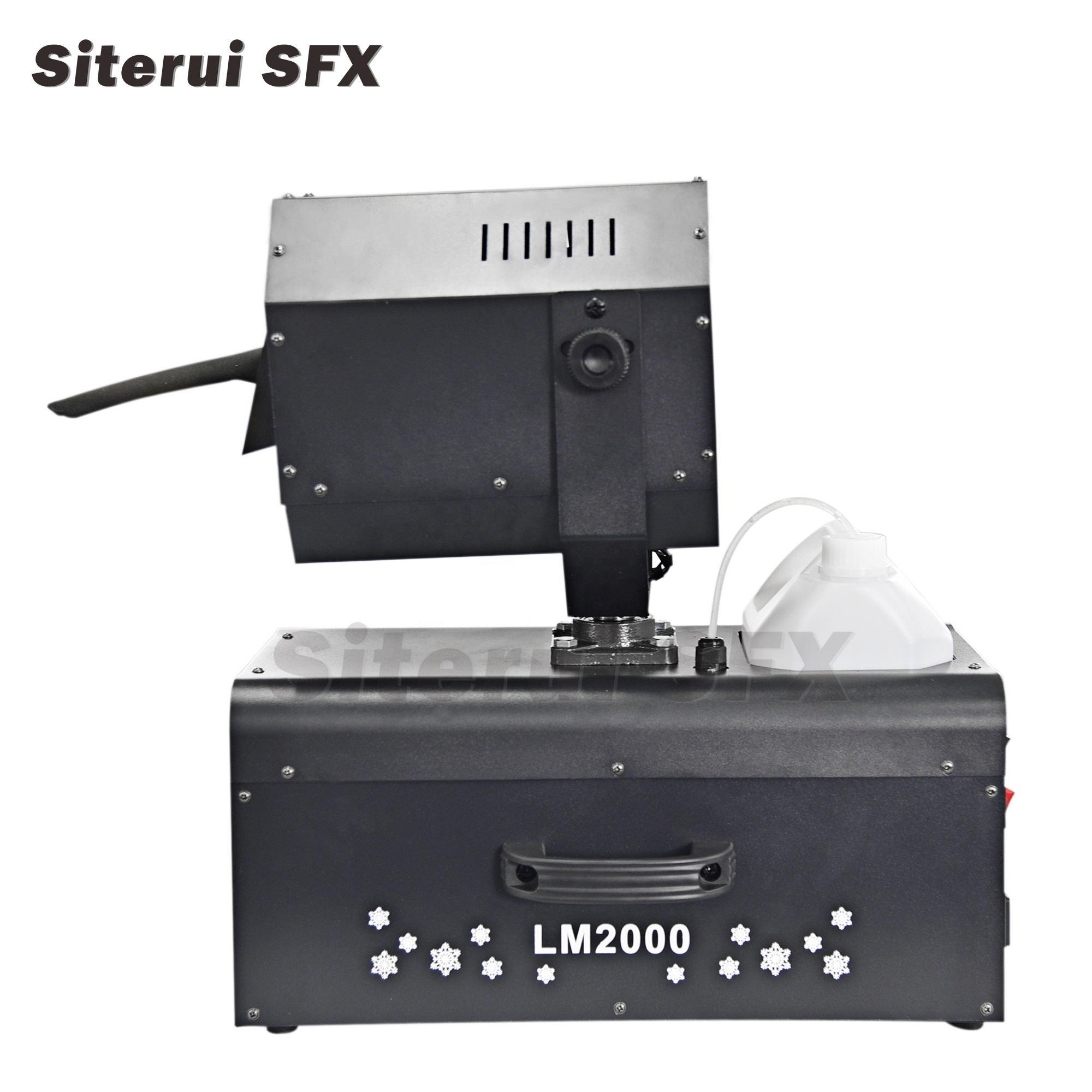 SITERUI SFX 2000w snow machine move head snowflake Artificial snow machine for Christmas decoration snowflakes