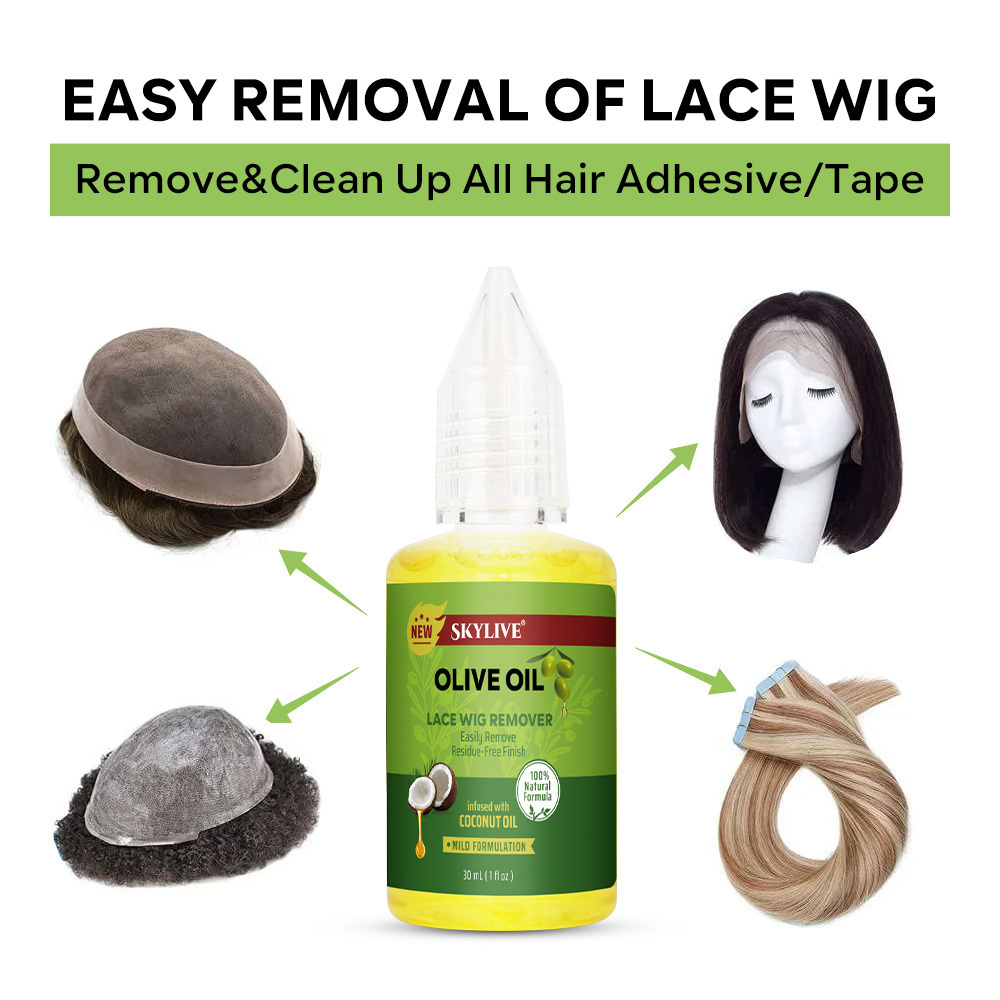 best selling strong hold lace glue wig adhesive waterproof private label olive oil clear hair glue & remover