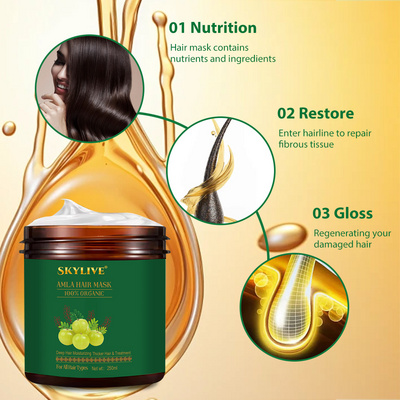 Wholesale Popular Anti Hair Loss Shampoo Nourishing Rosemary Conditioner Hair Growth Amla Oil Shampoo Amla Oil Set