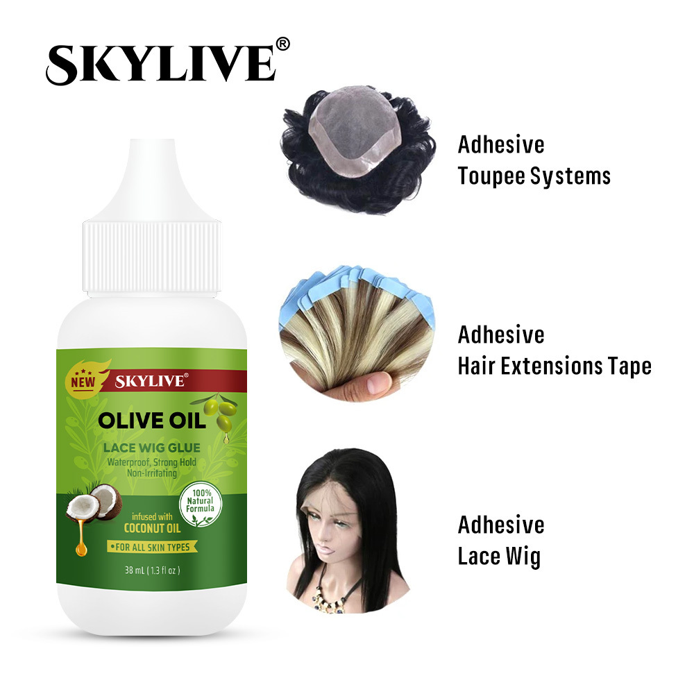 Factory Hot Selling Lace Wig Glue Waterproof Hair Extension Tools Invisible Adhesive Hair Extension Glue