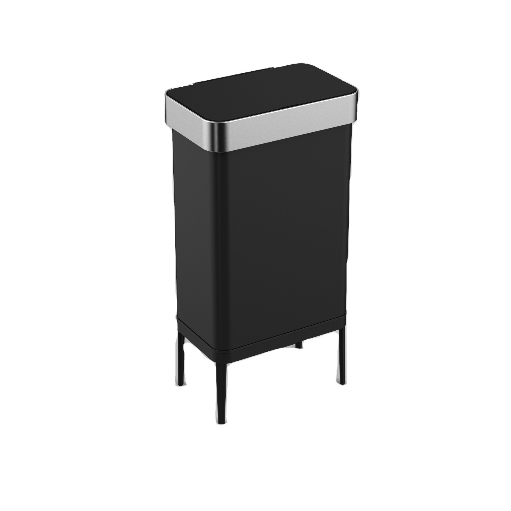 2023 NEW Intelligent Induction Sensor Garbage Bin Top Open Smart Trash Can with Locking Lid Luxury Stylish Business Party