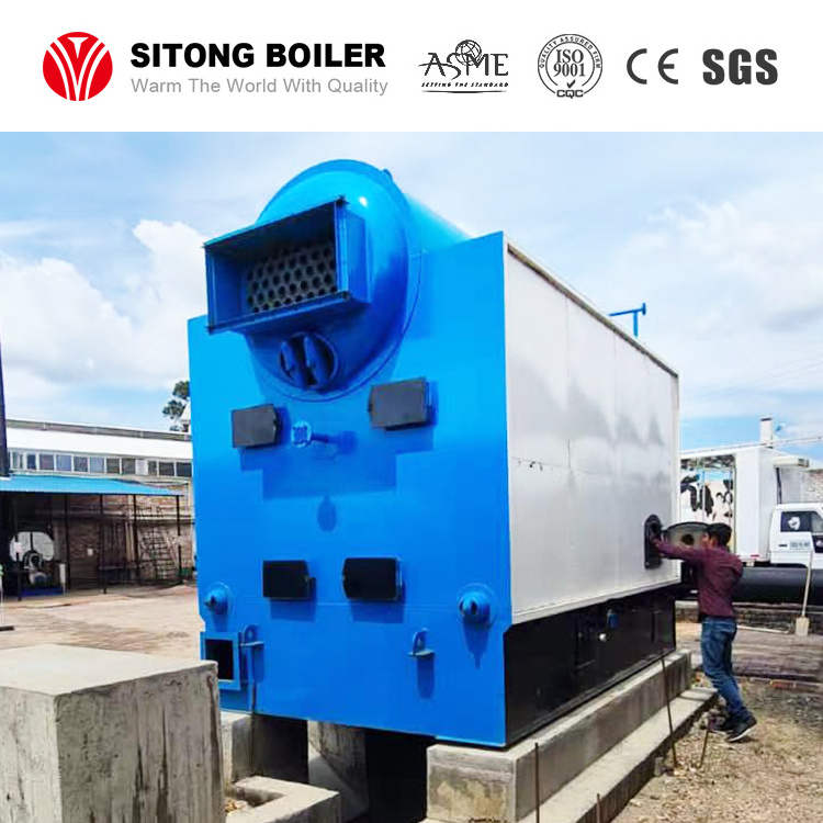 Chain Grate Stoker 10 ton 12 ton 13 ton Steam Coal Fired Boiler for Cement Factory