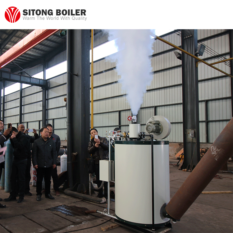 Vertical Water Tube Once - Through Oil Gas Diesel Steam Boiler for Laundry Use 200kg 2ton 3ton