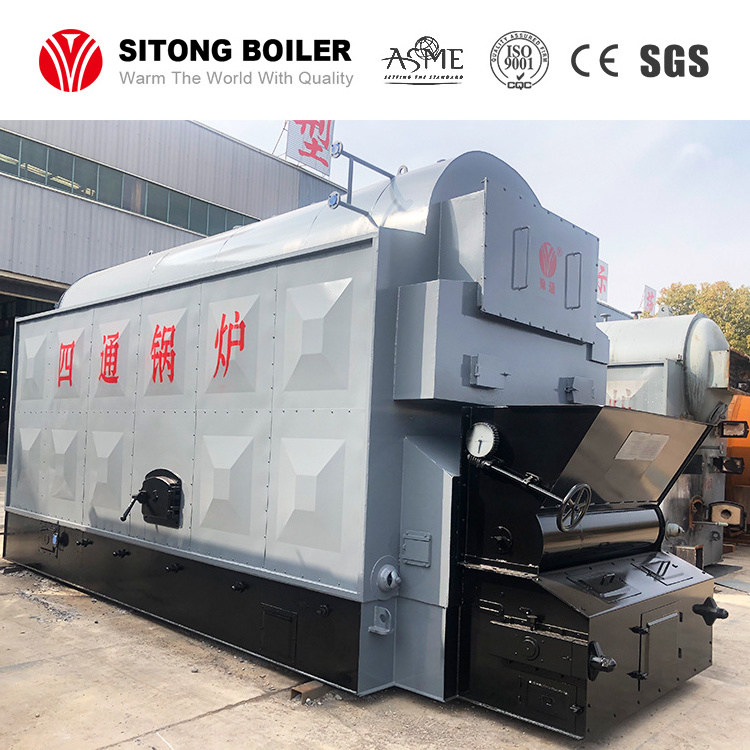 Chain Grate Stoker 10 ton 12 ton 13 ton Steam Coal Fired Boiler for Cement Factory