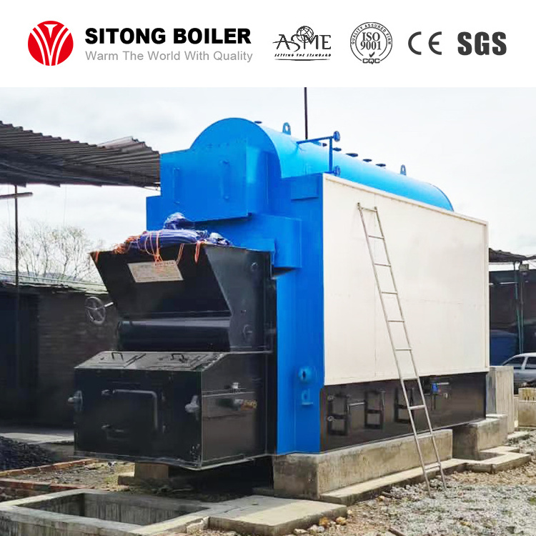 Chain Grate Stoker 10 ton 12 ton 13 ton Steam Coal Fired Boiler for Cement Factory