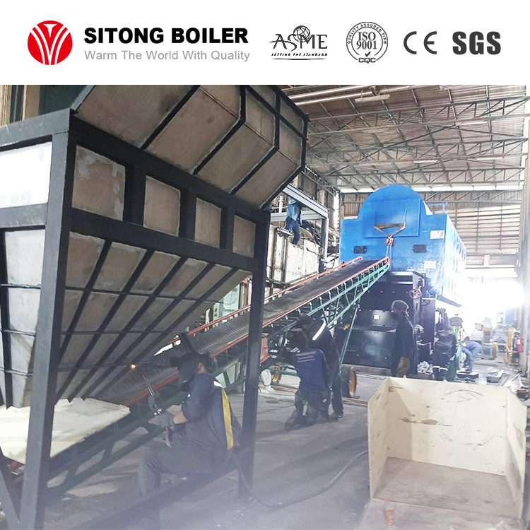 Sitong Brand Chain Grate Stoker 10 TON Coal Wood Fired Steam Industrial Boiler Price