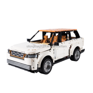 1:8 Land Rover Range Rover 3180PCS Speed Super Racing Car Bricks Kit Toys Kids DIY Building Blocks Car