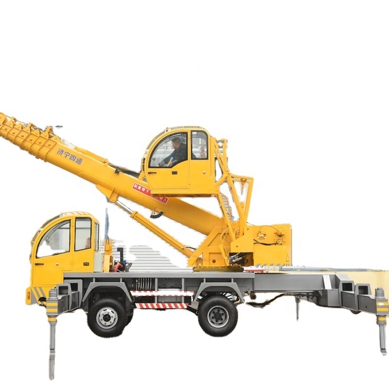 SITONG CRANE Hot Sale 10 Ton Lattice Boom Truck Crane Cheap Mini Truck Crane