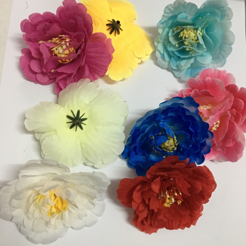 Wholesale Wedding Decorative Silk Rose Head Artificial Roses Flower Wall DIY Decor