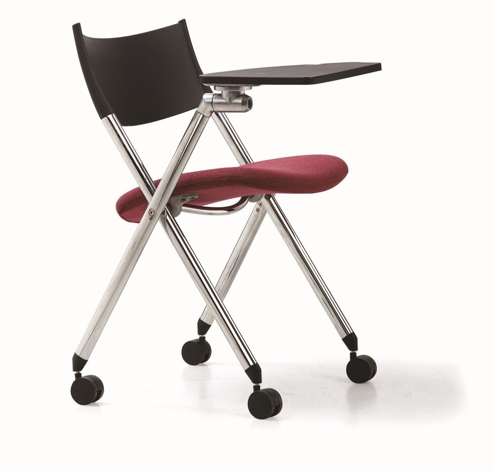 High quality folding student chair with writing desk