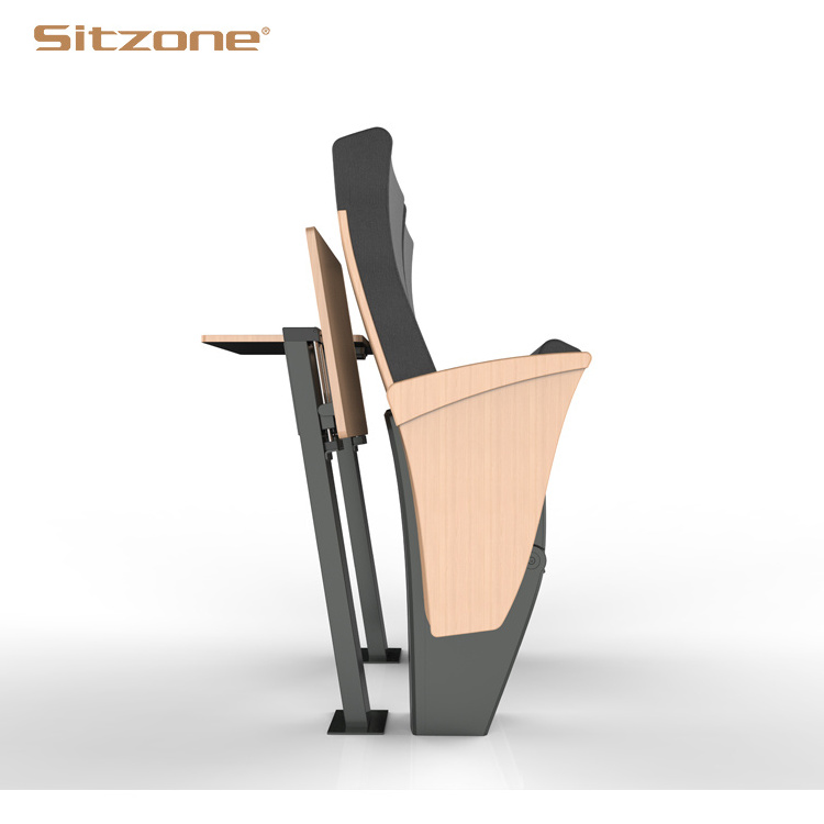 Sitzone Wholesale Cheap High Quality Teaching Auditorium Church Chair Lecture Hall Seat With Cushion