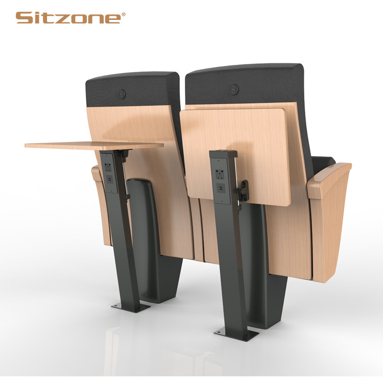 Sitzone Wholesale Cheap High Quality Teaching Auditorium Church Chair Lecture Hall Seat With Cushion