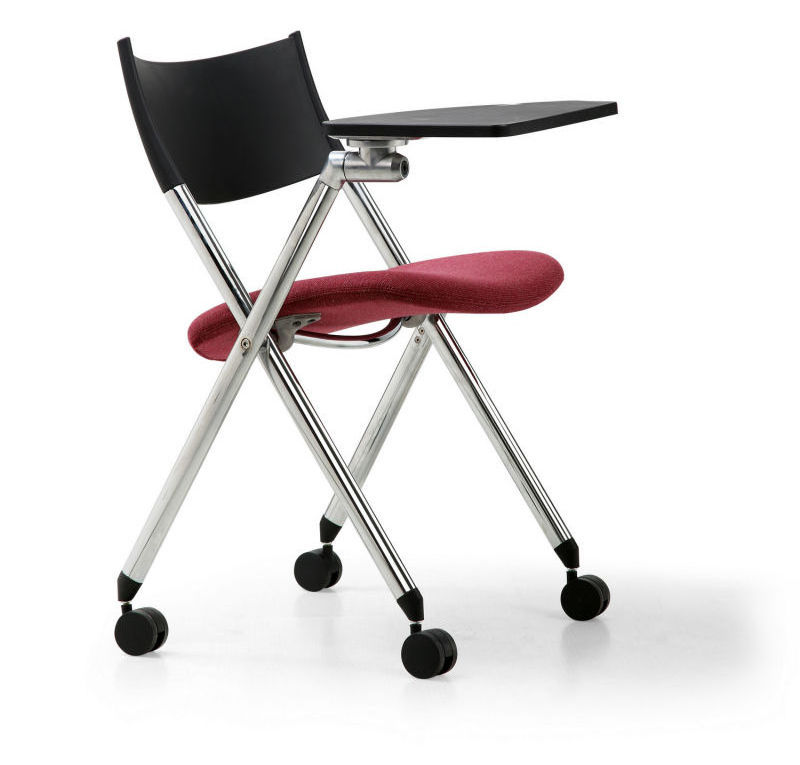 High quality folding student chair with writing desk