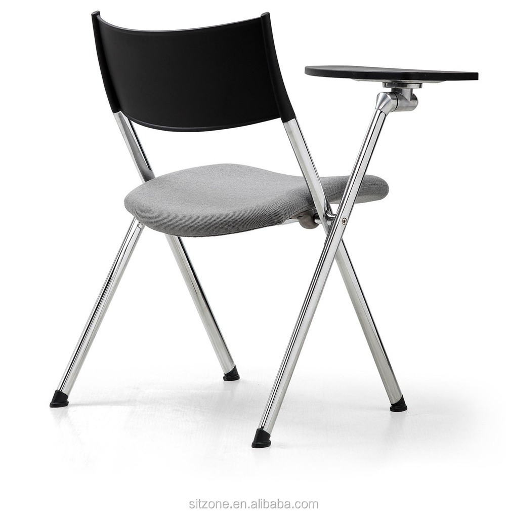 High quality folding student chair with writing desk