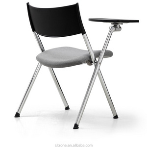 High quality folding student chair with writing desk