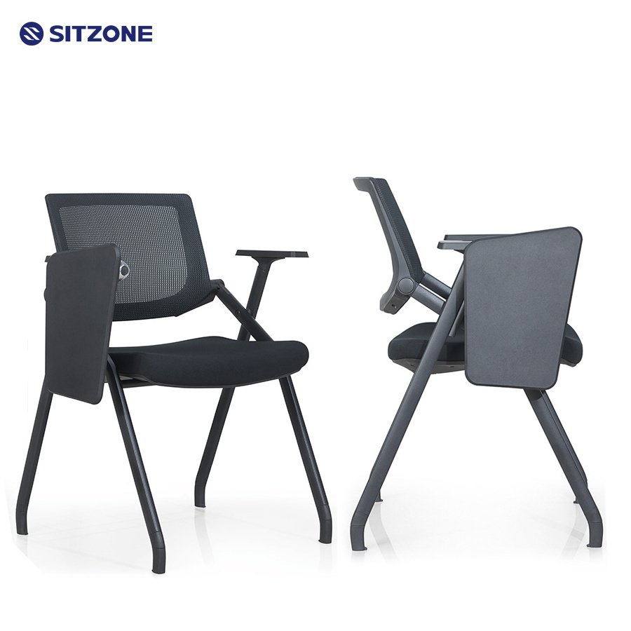 Foldable Conference Room Hall School Classroom Student Training Chair