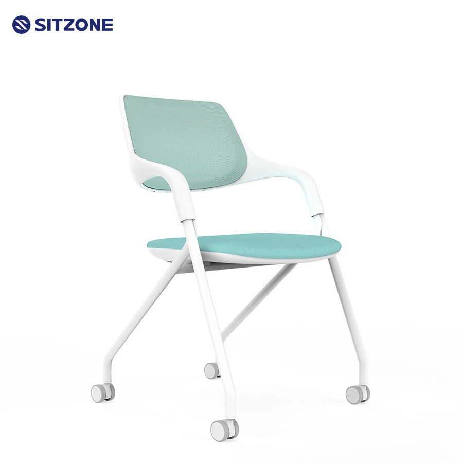 Foldable Training Room Chair College Student Study Chair Student Folding Classroom School Chair