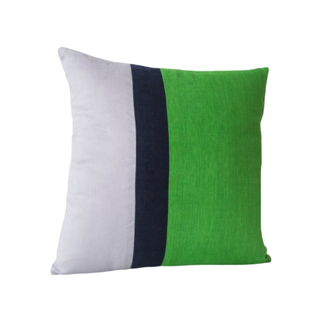 RAHULGAMA Ethnic Style Pillow Case Abstract Lines Embroidered Cotton Throw Cushion Cover For Couch