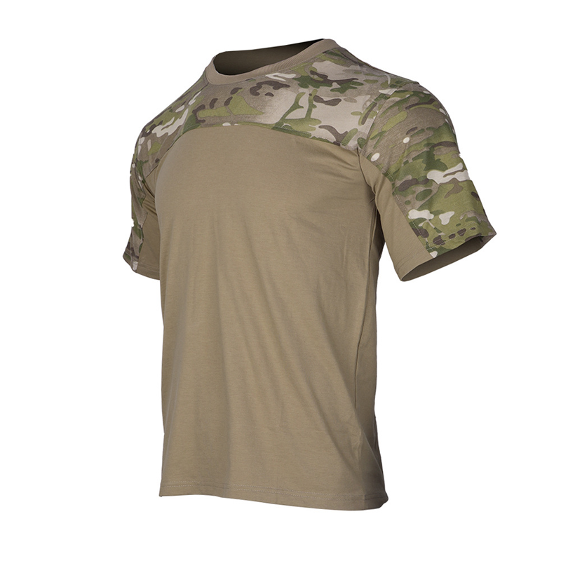 SIVI Breathable Lightweight High Quality Dry-fast Camouflage Tactical Custom Mesh T Shirt