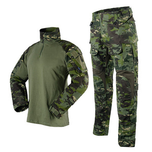 SIVI Outdoor G3 Frog Suit Uniform Green Multicum Camouflage Tactical Uniform for Men CS Hunting Clothes