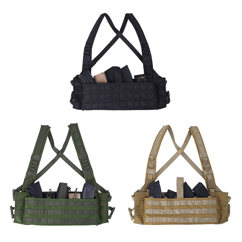 SABADO Wholesale Light weight Vest Water Resistant Tactical Chest Vest With Molle Magazine Pouch