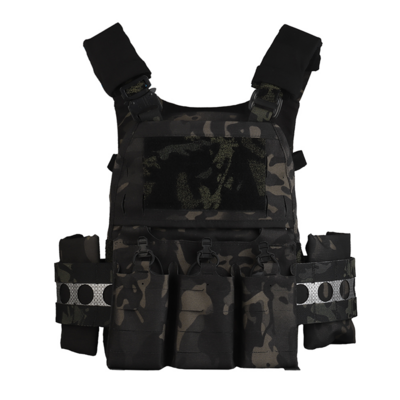 SABADO Custom Quick Release Training Plate Carrier Tactical Vest Durable Cordura Camouflage Vest