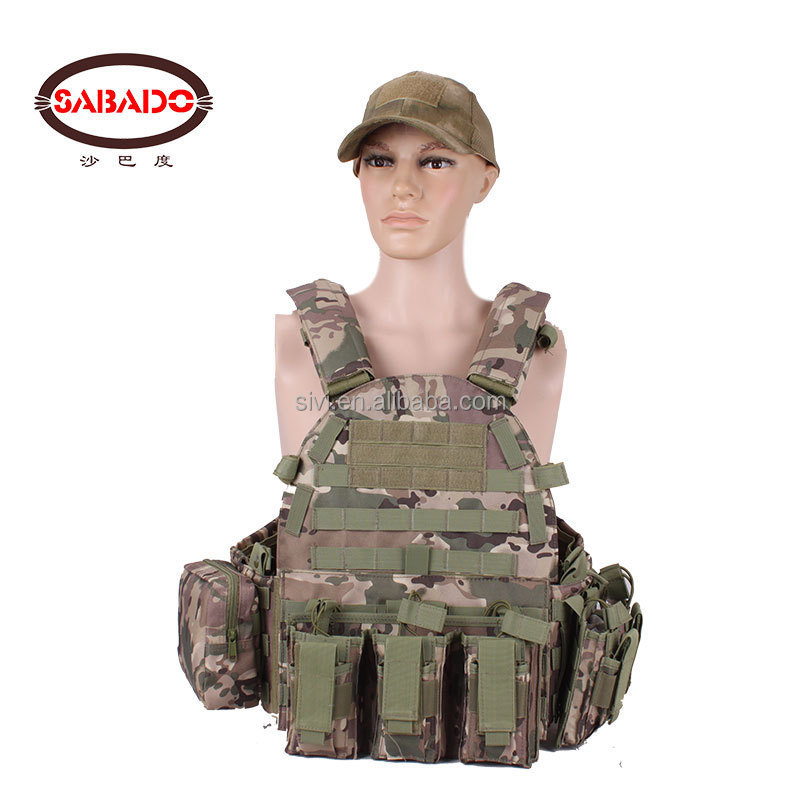 SABADO Factory outdoor Camouflage plate carrier tactical Quick Release vest