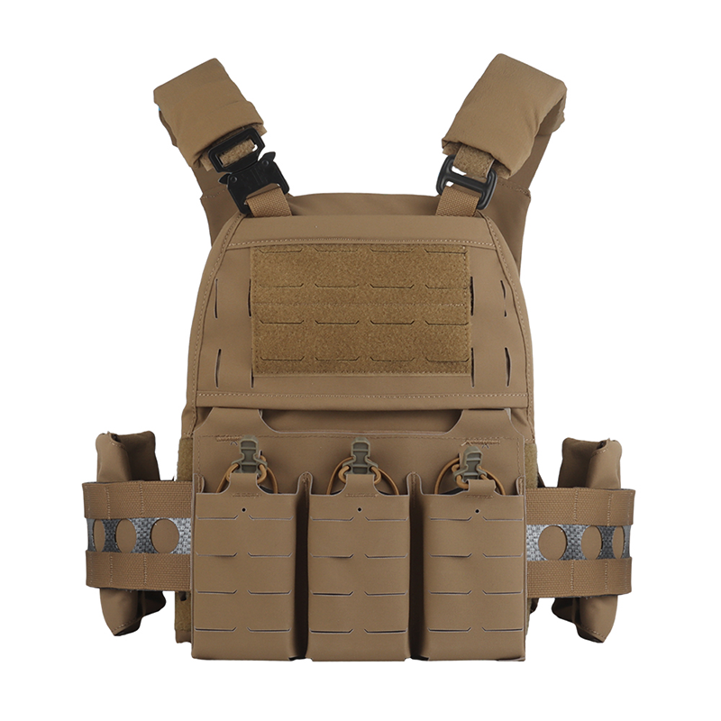 SABADO Outdoor Molle Breathable Camo Hunting Combat Training Adjustable Plate Carrier for Adults Tactical Vest