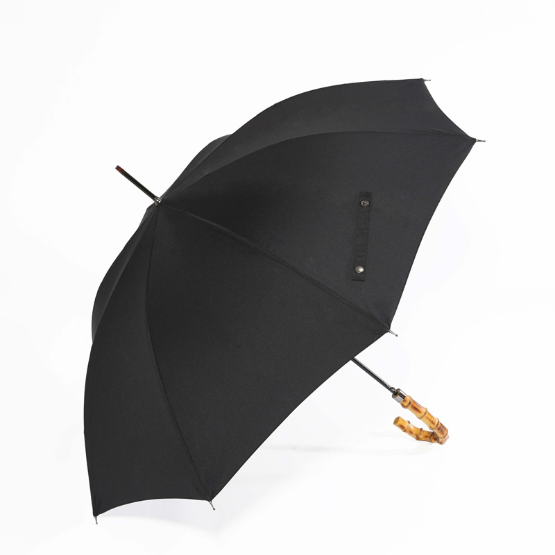 Gents handmade bamboo handle umbrella upscale business men and women, sunny umbrellas Japan bamboo long umbrella