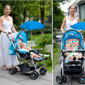 Steel frame baby carriage stroller umbrella, baby bicycle umbrella