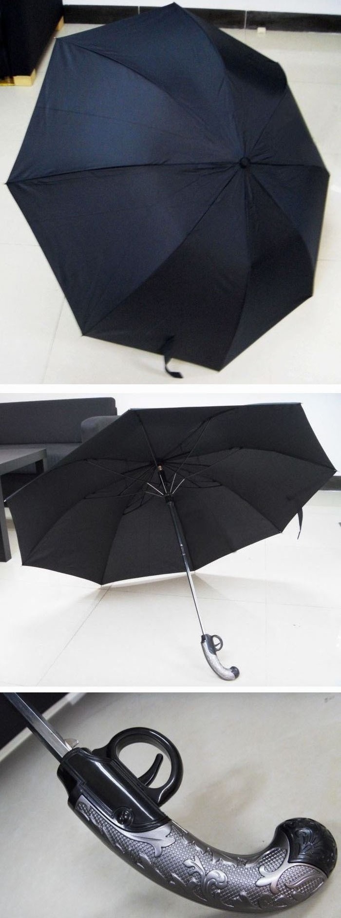 Gun handle Umbrella,Saiveina hand Open Straight  umbrella,Creative design Straight  umbrella