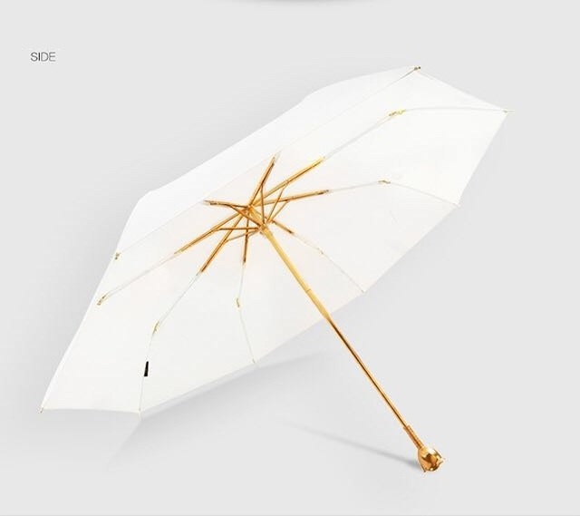 Miss Rose sunny umbrellas 24k gold-plated luxury light gift ideas