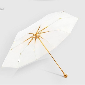 Miss Rose sunny umbrellas 24k gold-plated luxury light gift ideas